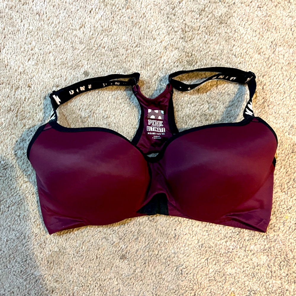 Pink Sports Bra